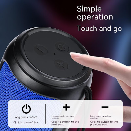 Title 7, Wireless Bluetooth Speaker with Diaphragm Subwo...