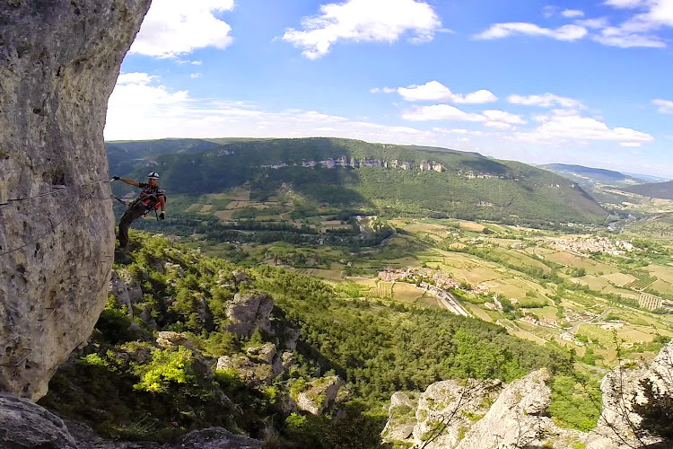 Via Ferrata en Aveyron - Le Liaucous - Parcours Difficile
