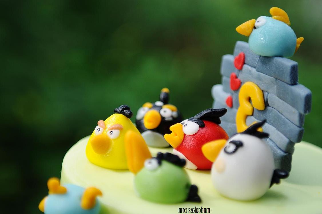 Angry Birds Cake For 3 Years