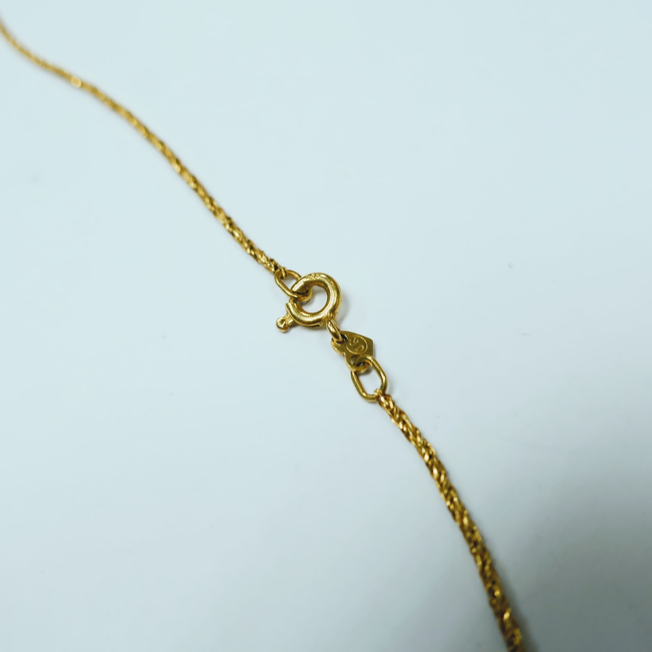 14 K Gold Charm Necklace