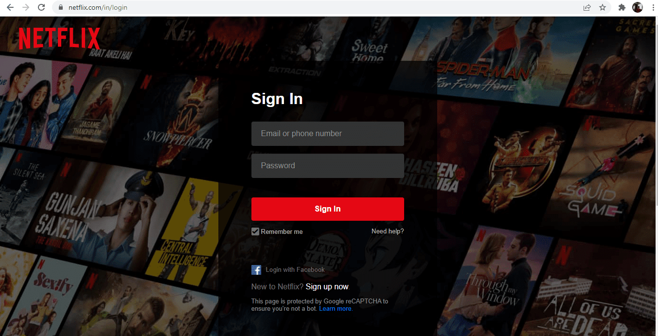 Zaloguj się do swojego konta, wprowadzając swój adres e-mail lub numer telefonu i hasło.  Jak usunąć profil Netflix