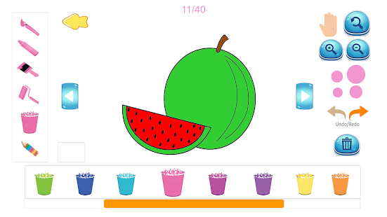Fruit and Vegetables Coloring Book(圖7)-速報App