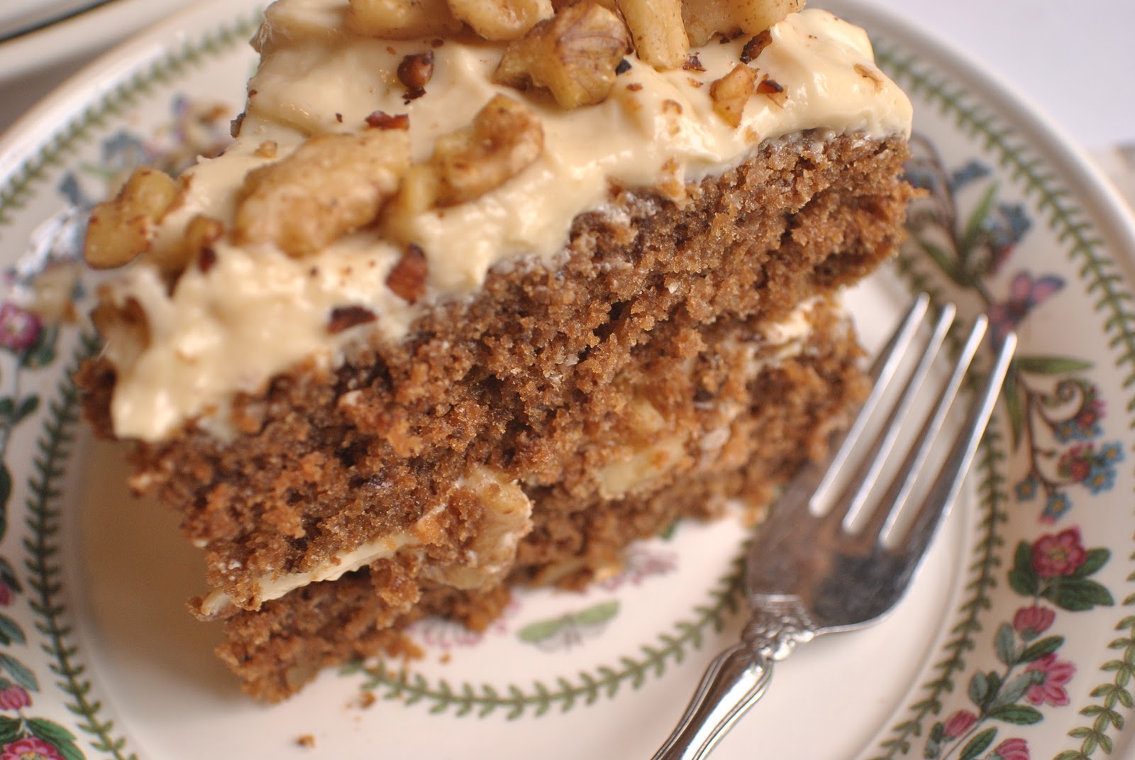 The Kitchen Guardian Coffee Walnut Cake With Coffee Walnut Cream Cheese