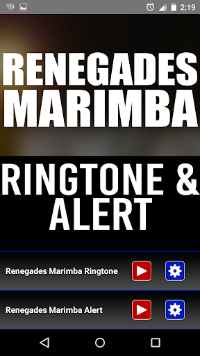 Renegades Marimba Ringtone