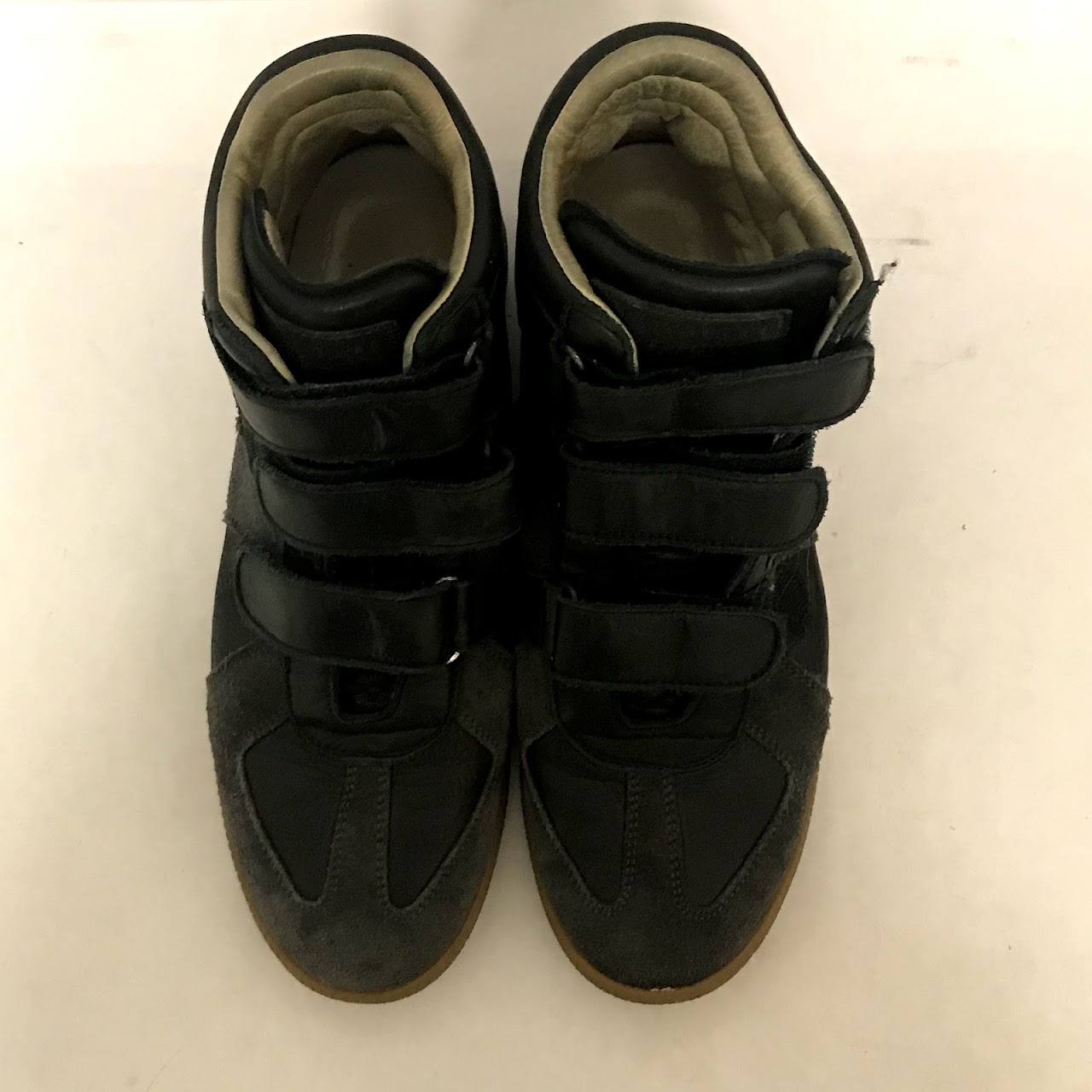 Maison Martin Margiela Replica Black and Gray Sneakers