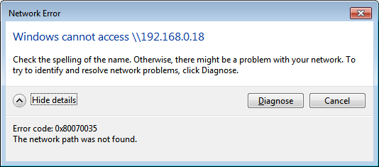 network error