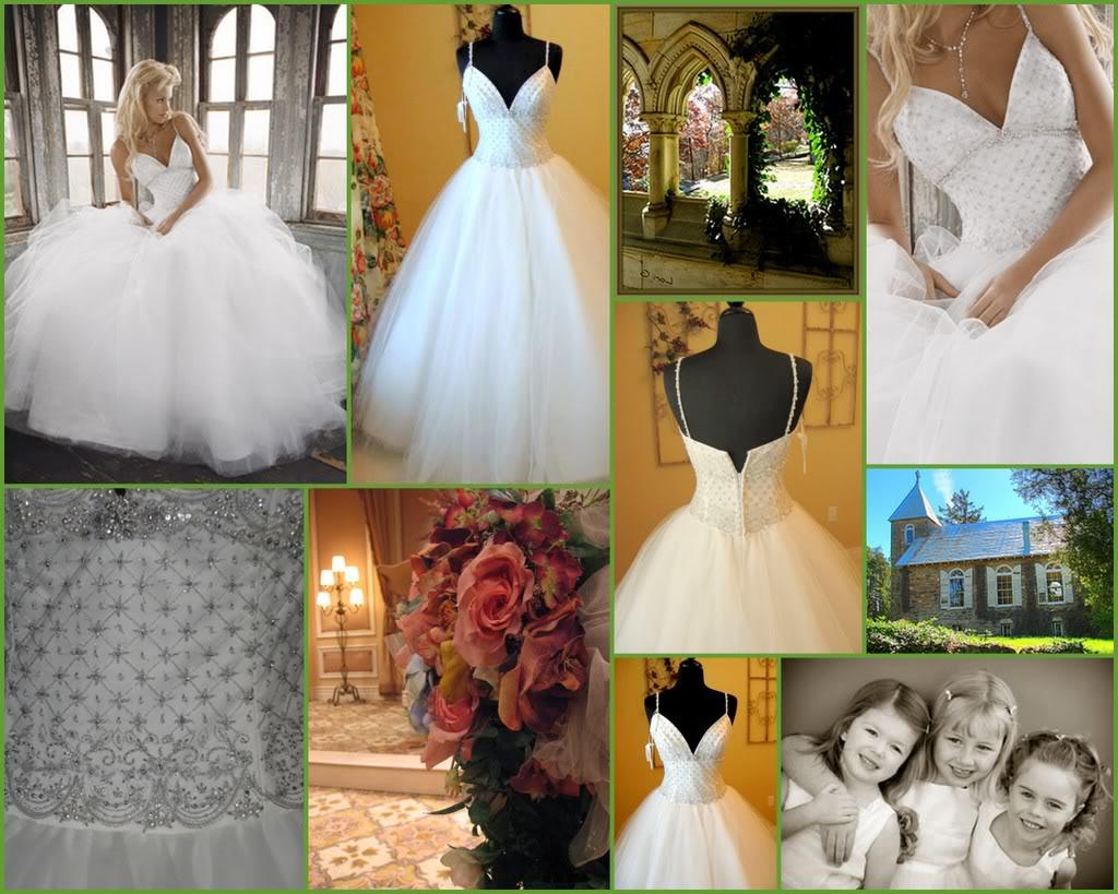 Modern style princess wedding