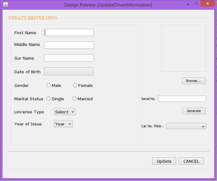 Programmer S Place Transport Management System In Java