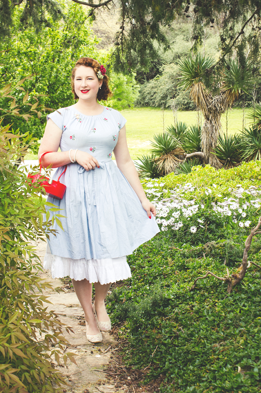 1950's Swirl dress and vintage style | Lavender & Twill