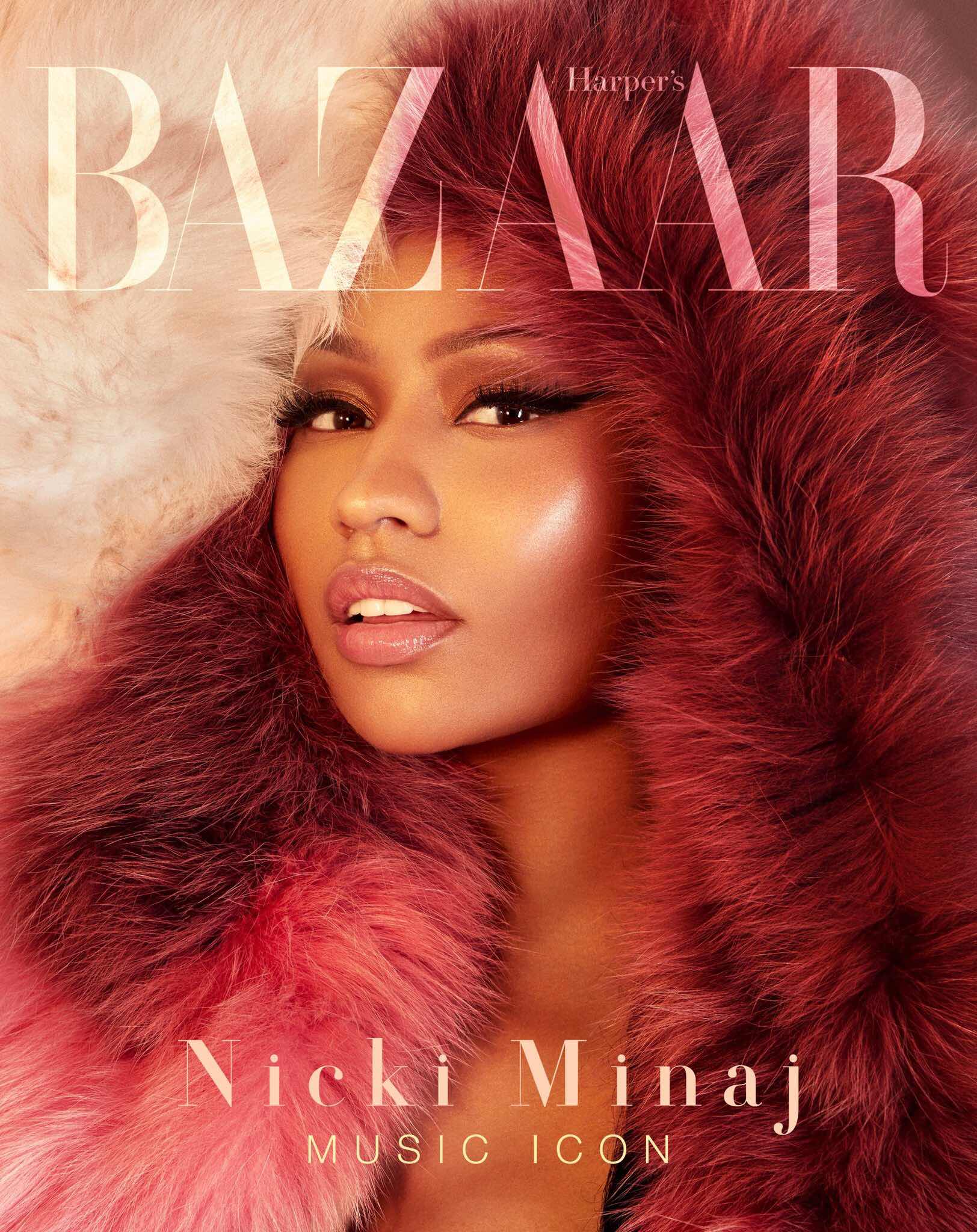 RAW HOLLYWOOD : RAW PHOTOS: NICKI MINAJ SERVES BEAUTY FOR ‘HARPER’S
