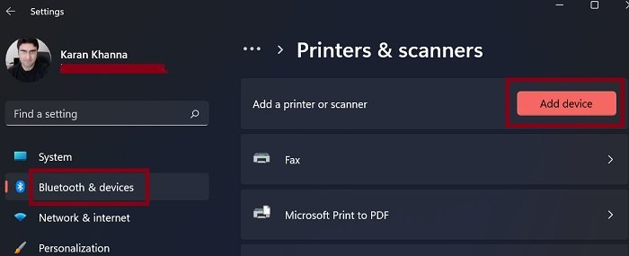 Een lokale printer installeren of toevoegen in Windows 11