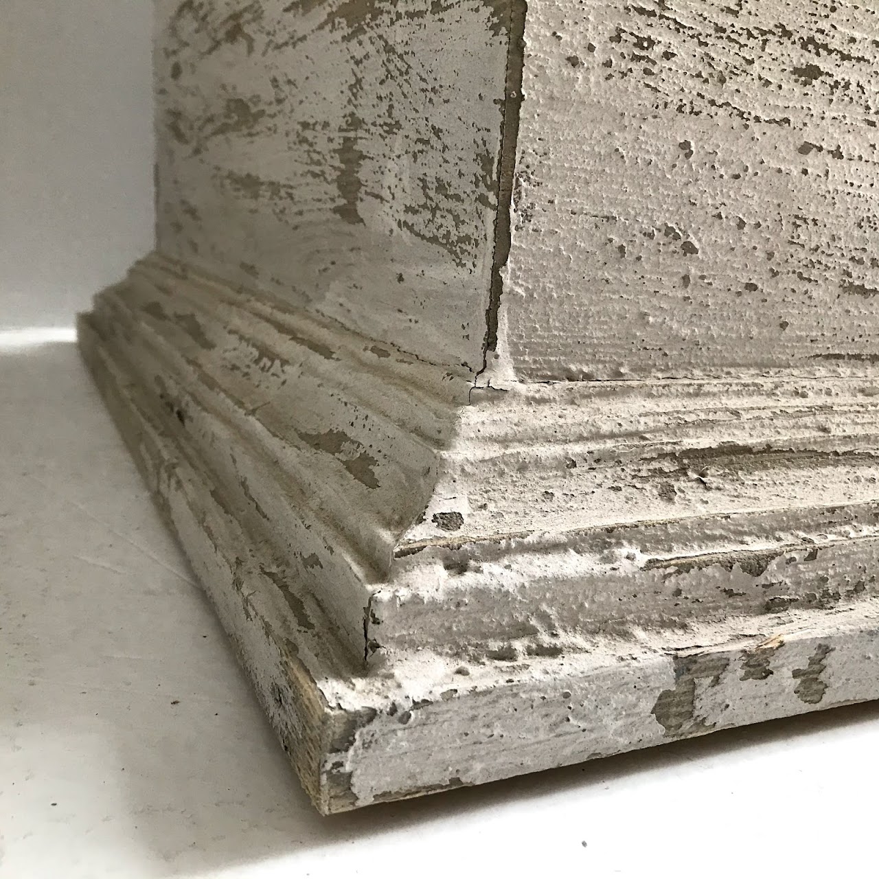 Distressed Pillar Pedestal #1