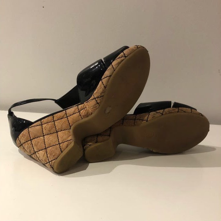 Chanel Cork Sandals