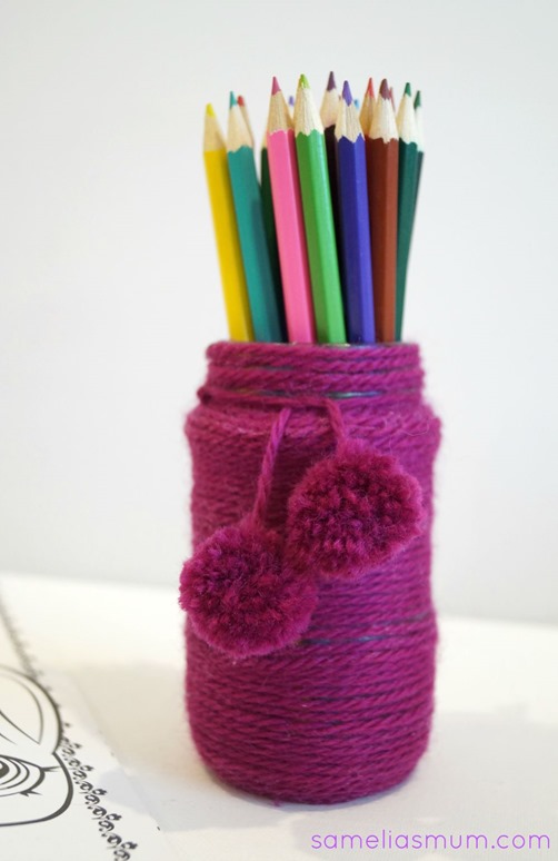 Pencil Pots - Yarn Project