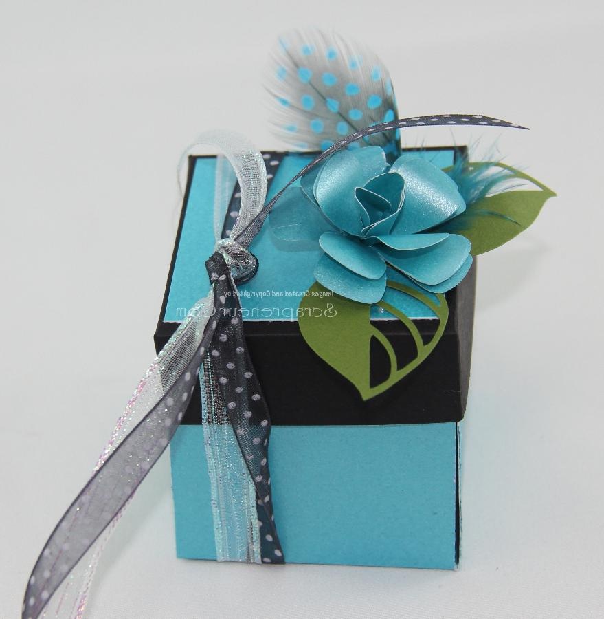 wedding silk invitation boxes