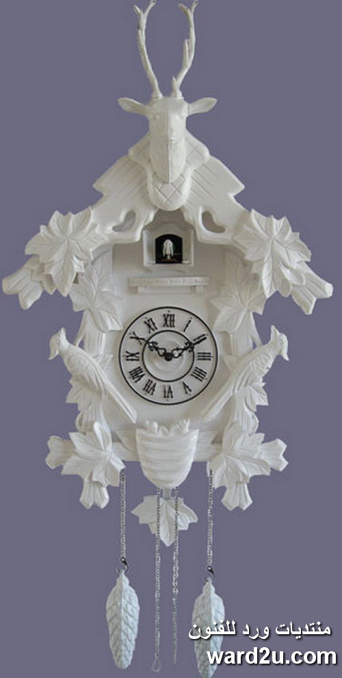 ساعات حائط على شكل بيوت خشب cuckoo clocks