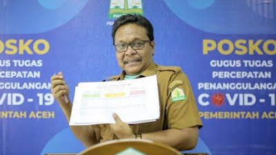 Update Kondisi Terakhir Penanganan Covid - 19 di Aceh