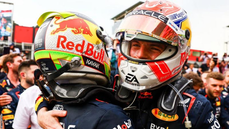 Verstappen has won two F1 titles with Perez as team-mate