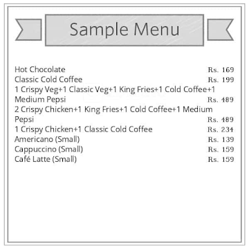 BK Cafe By Burger King menu 