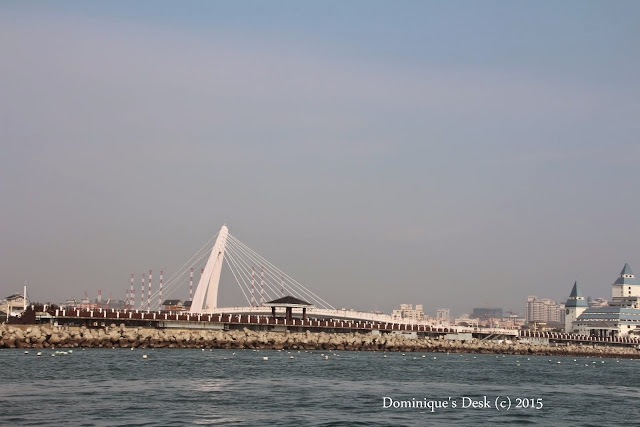 Another view of the same bridge from the water