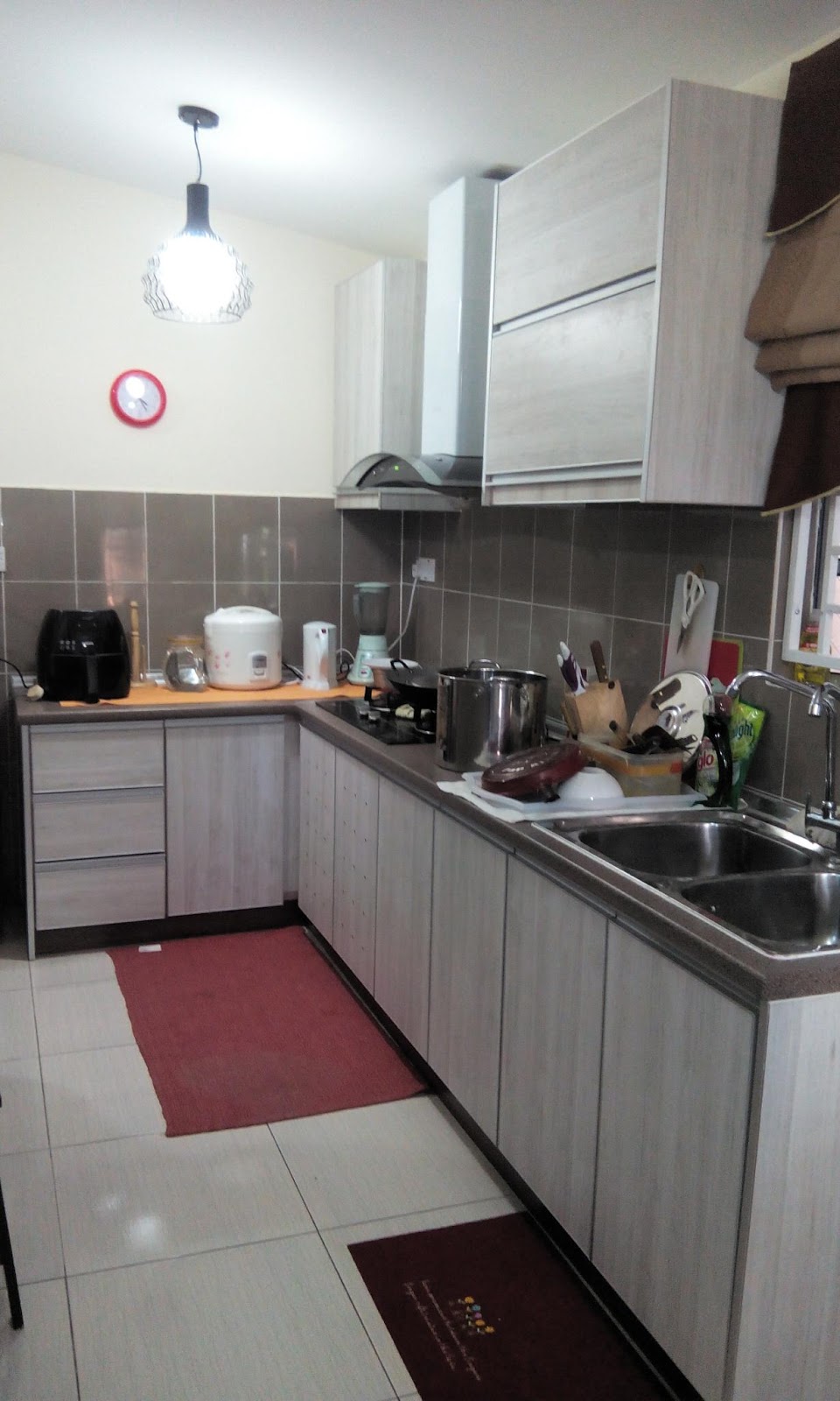 kabinet dapur terus dari kilang Kabinet dapur bukit 