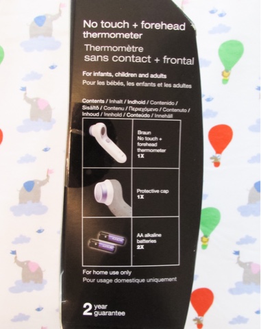 Braun Thermomètre sans contact frontal NTF3000