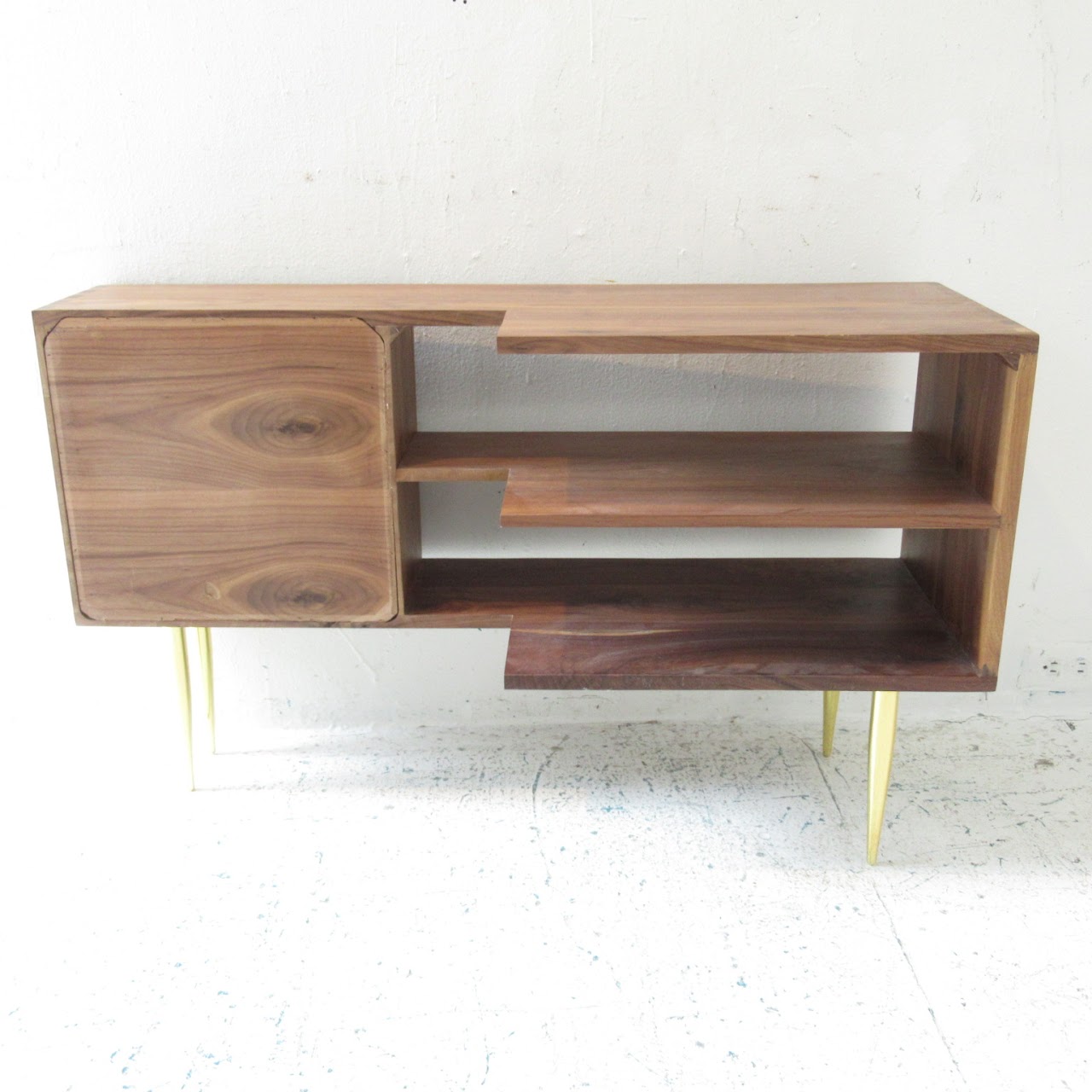 Small Walnut Console Table