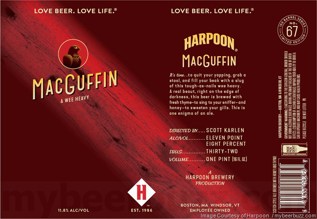 Harpoon 100 Barrel Series # 67 - MacGuffin Cans