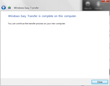 Windows Easy Transfer