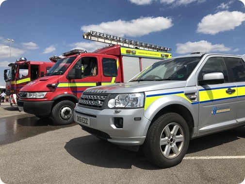 Cheshire Fire and Rescue Service – display of vehicles