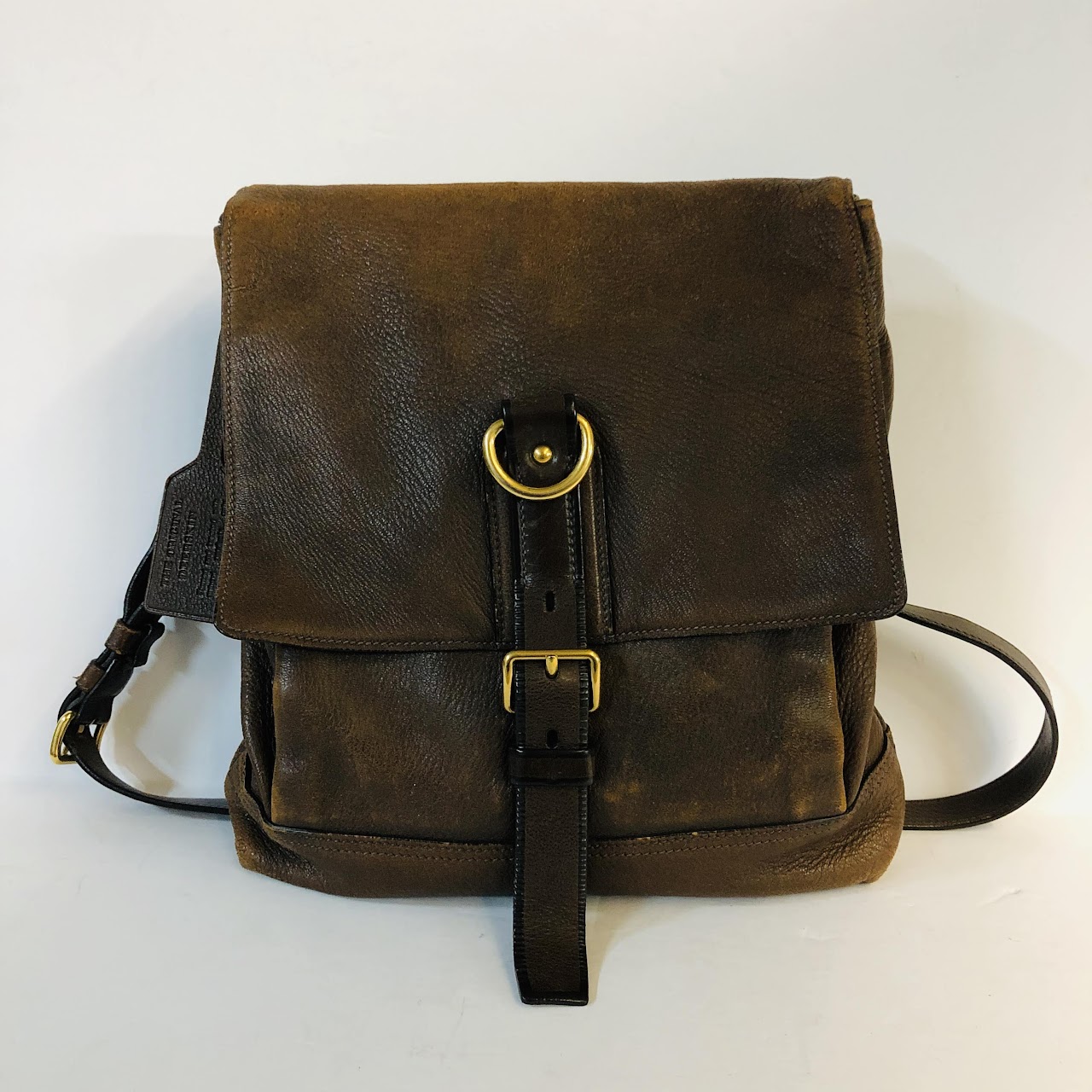 Prada Distressed Leather Satchel