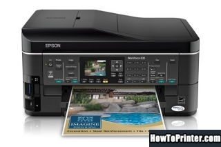 Reset Epson WorkForce 635 printer use Epson Waste Ink Pad Counters resetter