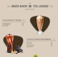 Wagh Bakri Tea Lounge menu 1