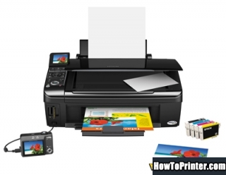 Reset Epson TX400 printer use Epson reset software