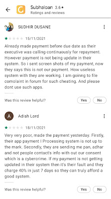 "Subhaloan" Loan App Real Or Fake ? Subhaloan App Honest Review