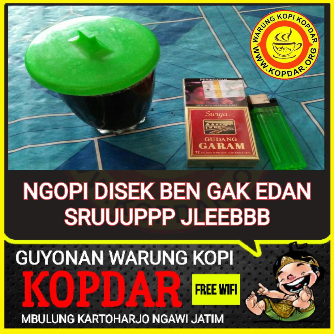 Gambar Lucu Wong Ngopi Dp Bbm Lucu