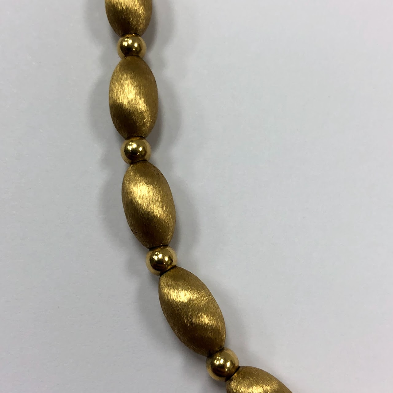 14K Gold Bead Necklace