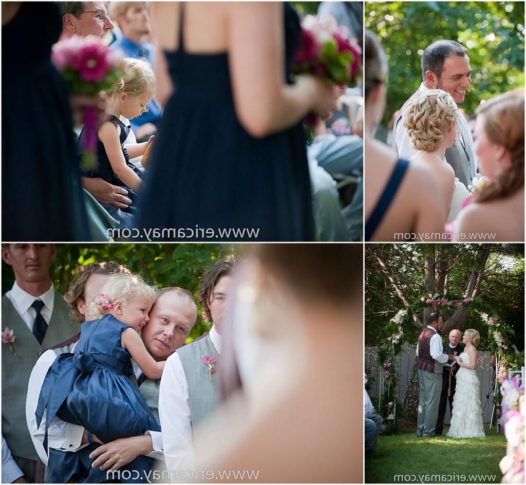 during their ceremony.