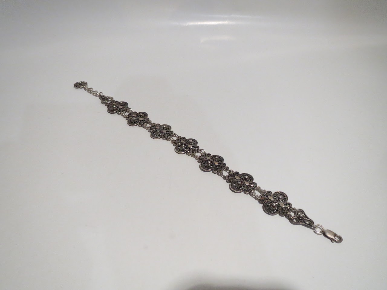 Sterling Filigree Bracelet