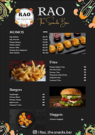 RAO - The Snacks Bar menu 1