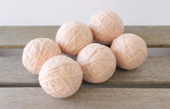 Summer Pink Organic Wool Dryer Balls - Simple is Pretty Shop