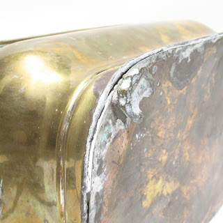 Vintage Brass Claw Footed Jardiniere