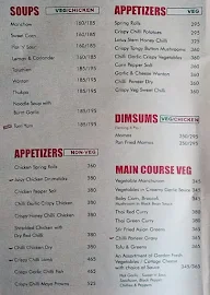 House Of Chow menu 1