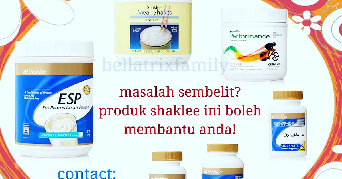 PRODUK SHAKLEE UNTUK ATASI MASALAH SEMBELIT - Stories From 