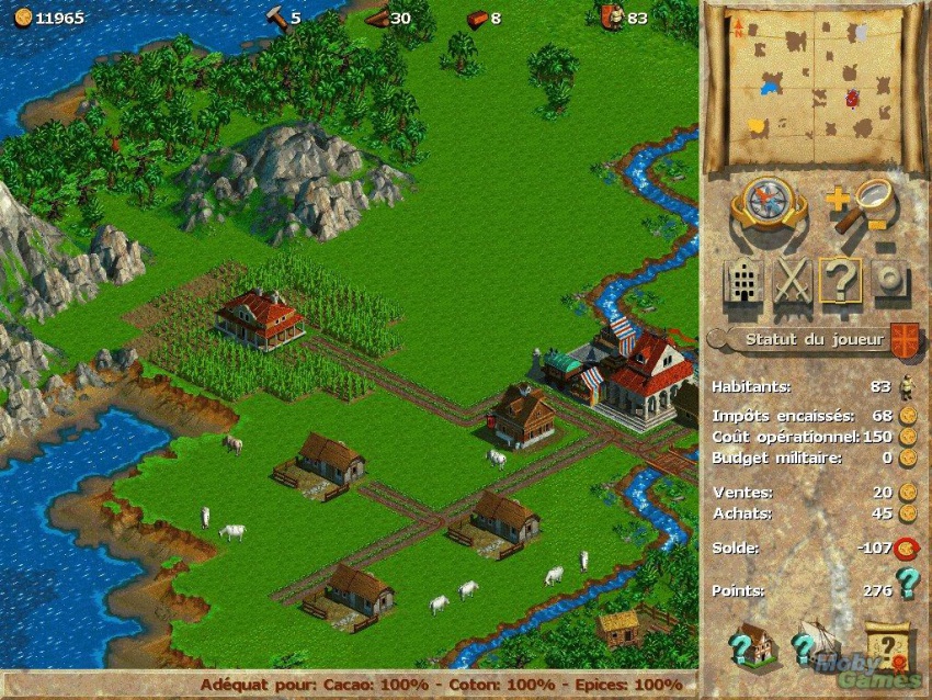 Hình ảnh trong game Anno 1602 A.D. (screenshot)