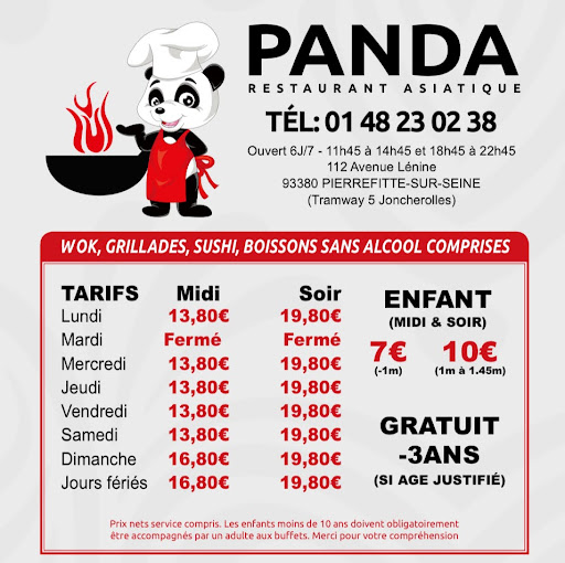 Panda Restaurant Chinois Buffet