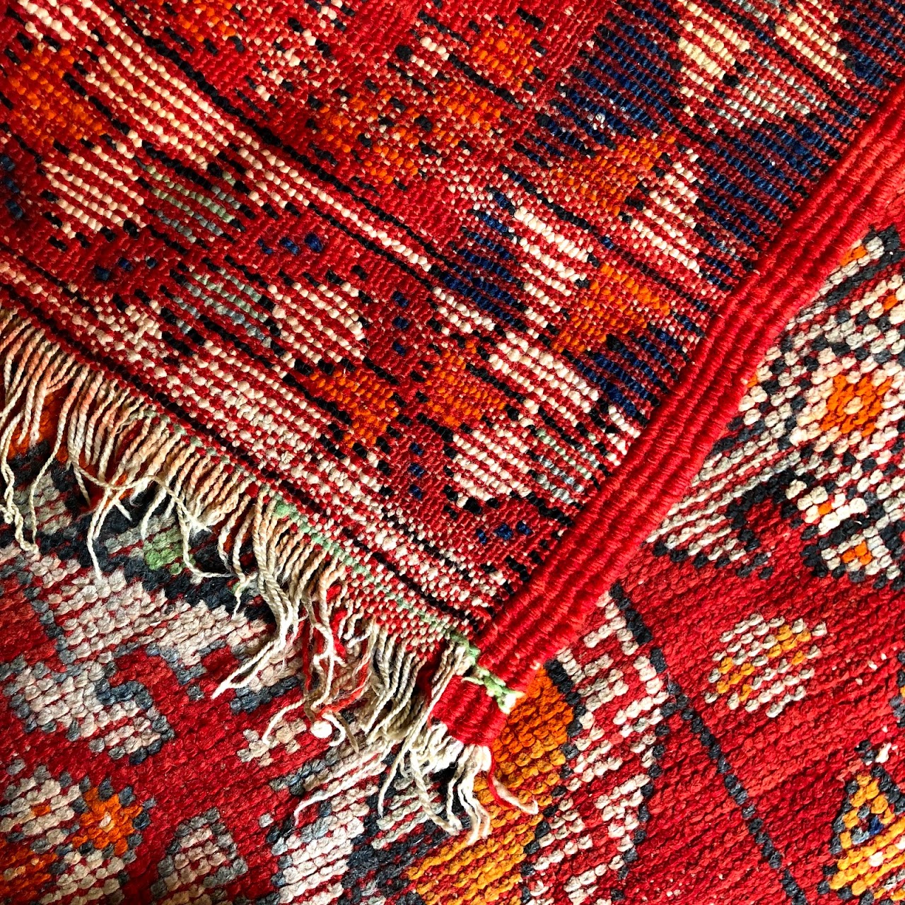 Geometric Wool Area Rug