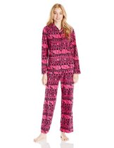 <br />Hello Kitty Women's Fair Isle Two-Piece Pajama Set