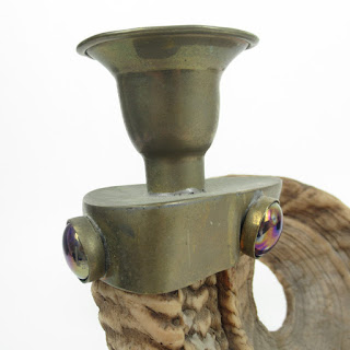 Ram Horn Candleholder