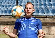 Jeremy Brockie during the unveiling of Maritzburg United new signing at Harry Gwala Stadium on September 04, 2019 in Pietermaritzburg, South Africa. 